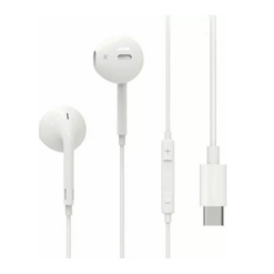 Remax RX-L02 In-ear Handsfree με Βύσμα USB-C Λευκό