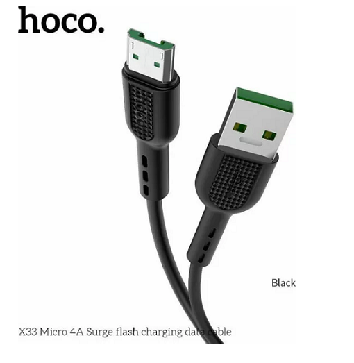 Hoco Regular USB 3.0 to micro USB Cable Μαύρο 1m (X33) | G for Gadget