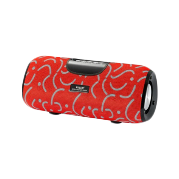 WSTER WS-2909 Ηχείο Bluetooth Red Lines | G for Gadget