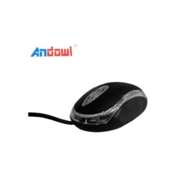 Ενσύρματο Ποντίκι Μαύρο Andowl Q-A199