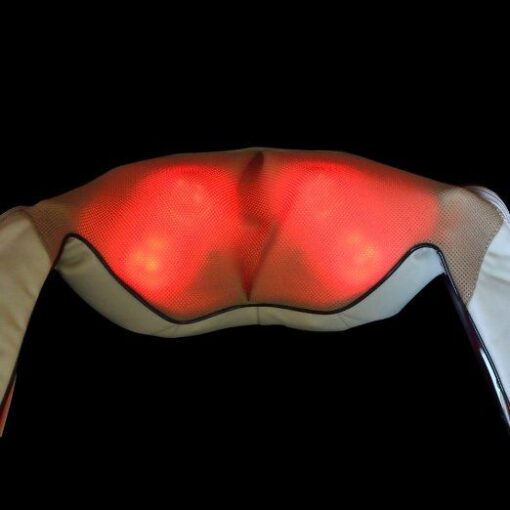 Πανίσχυρη Συσκευή με 16 Κεφαλές Shiatsu Μασάζ για Πόνους στην Πλάτη - Αυχένα -του Σώματος με Υπέρυθρη Ακτινοβολία