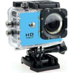 SPC1080 Action Camera Full HD (1080p) Υποβρύχια (με Θήκη) Μπλε με Οθόνη 2"