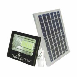 Στεγανός Ηλιακός Προβολέας IP66 600W - Τηλεχειριστήριο & Φωτοκύτταρο - Jortan - J600