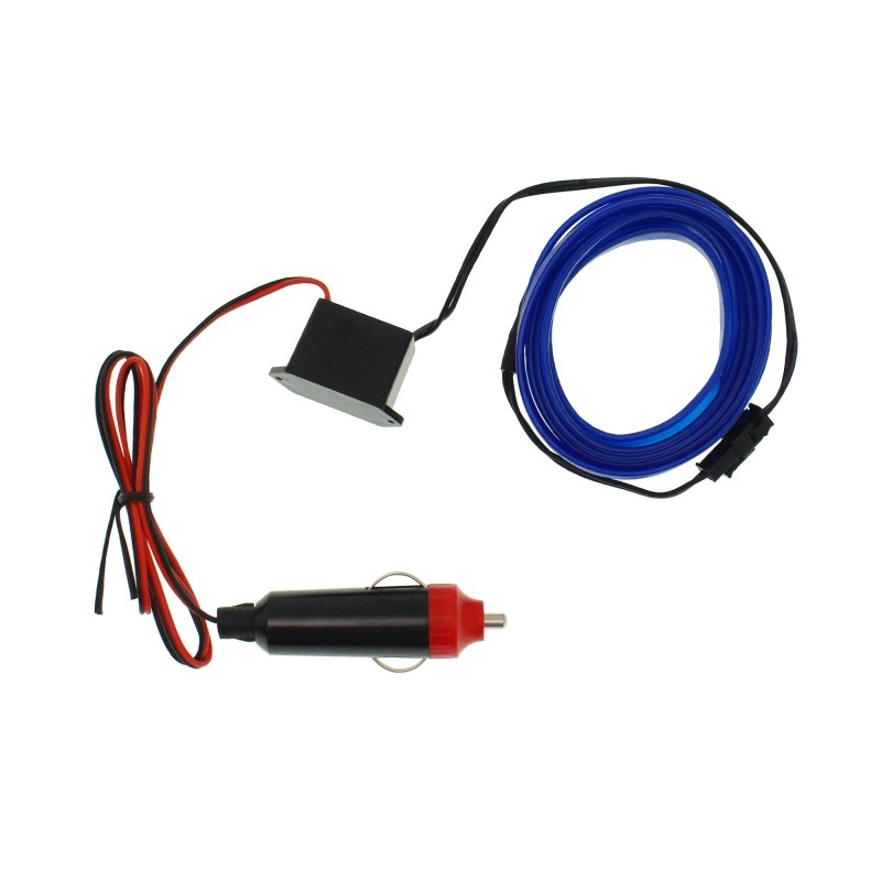 Ταινία Φωτισμού Αυτοκινήτου Car Cold Light Line 2M Μπλε G for Gadget