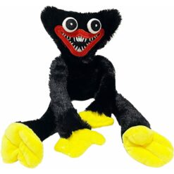 Huggy Wuggy βελούδινη κούκλα Μαύρο 40cm