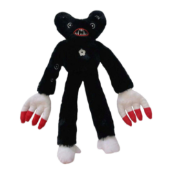 Huggy Wuggy βελούδινη κούκλα Killy Willy Μαύρο 40cm