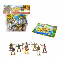 ΣΕΤ ΚΑΟΥΜΠΟΗΔΕΣ & ΙΝΔΙΑΝΟΙ ΣΕ ΣΑΚΟΥΛΑΚΙ 15x19cm ToyMarkt 913272