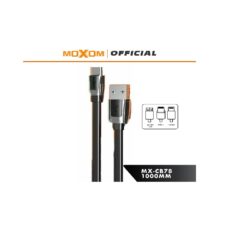 Moxom MX-CB78 Micro Max Zinc Alloy 3A Fast Charge Data Cable Μαύρο