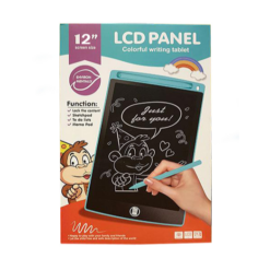 Τάμπλετ Γραφής LCD 12'' - Colorful Writing Tablet - Γαλάζιο