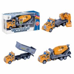 ΔΟΜΙΚΟ ΟΧΗΜΑ PULL BACK 26x12.5x8.5cm ToyMarkt 902258
