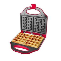 Hoomei ΗΜ-5838 Βαφλιέρα 2 Θέσεων 1000W Κόκκινο