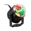 Bailong Mini Magic Ball Διακοσμητικό Φωτιστικό με Φωτισμό RGB Party Light LED σε Μαύρο Χρώμα