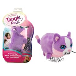 Παιδική Βούρτσα - Λούτρινο Ζωάκι Γατούλα - Kids Hair Brush Tangle Pets