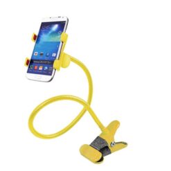 Βάση στήριξης κινητού για γραφείο με μεταλλικό κλιπ Lazy Bracket κίτρινο
