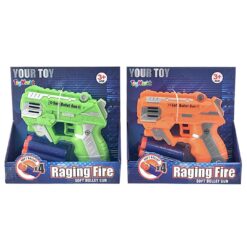 ΠΙΣΤΟΛΑΚΙ ΜΕ ΜΑΛΑΚΕΣ ΣΦΑΙΡΕΣ RAGING FIRE 16x16x5cm ToyMarkt 88798