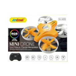 Andowl Q-X10M Drone Παιδικό χωρίς Κάμερα με Φωτάκια πορτοκαλί