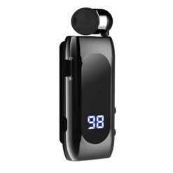 Ασύρματο ακουστικό Bluetooth Handsfree In-ear K55 ασημί