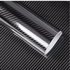 Διακοσμητική Αυτοκόλλητη Ταινία 5D Fiber Vinyl Carbon – Ρολό 60×100cm – Μαύρο
