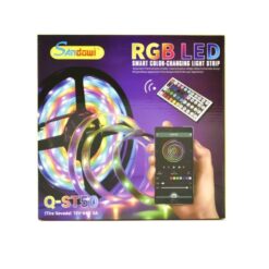 Ταινία LED RGB 5m με Ηχητική Λειτουργία, Bluetooth & Τηλεχειριστήριο Andowl Q-ST50