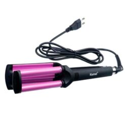 Τριπλό ηλεκτρικό ψαλίδι μαλλιών Kemei KM-2022 ροζ