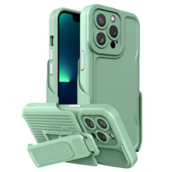 Αντικραδασμική θήκη για iPhone 14 Pro Armor Back Clip Matcha Green