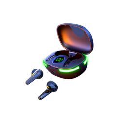 Ασύρματα ακουστικά Bluetooth AKS-T130 με μικρόφωνο και οθόνη LED - Μπλε