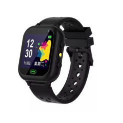 Q15 jinl Παιδικό Smartwatch με GPS και Καουτσούκ/Πλαστικό Λουράκι Μαύρο