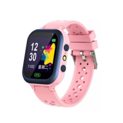 Q15 jinl Παιδικό Smartwatch με GPS και Καουτσούκ/Πλαστικό Λουράκι Ροζ