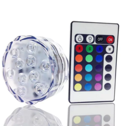 Υποβρύχιο mini Διακοσμητικό Φωτιστικό RGB με 10 smd led