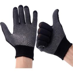 Προστατευτικά λεπτά γάντια εργασίας Μαύρο