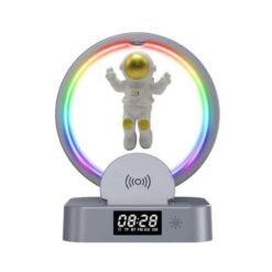 Επιτραπέζιο ρολόι LED - Ξυπνητήρι - Ηχείο RGB - Ασύρματος φορτιστής (Y-558 G)