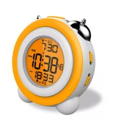 Ρολόι Ξυπνητήρι GH0705 Άσπρο-Πορτοκαλί