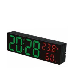 Ψηφιακό ρολόι τοίχου επιτραπέζιο ξυπνητήρι θερμόμετρο υγρασίας 3818L