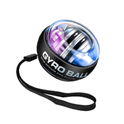 Μπάλα ενδυνάμωσης χεριού με LED φωτισμό 0.268kg Power Wrist μαύρο