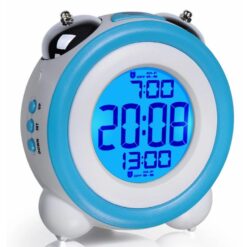 Ρολόι Ξυπνητήρι GH0705 Άσπρο-Μπλε
