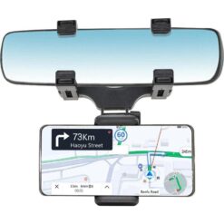 Βάση στήριξης κινητού με ρυθμιζόμενα άγκιστρα για αυτοκίνητο Rear View Mirror