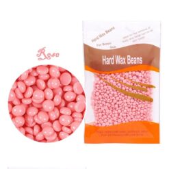 Hard Wax Beans Ζεστό Αποτριχωτικό Κερί σε Σταγόνες 100gr με άρωμα Τριαντάφυλλο σε Ροζ Χρώμα