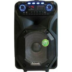 Meirende MR-106 Φορητό Ασύρματο Ηχείο Bluetooth με λειτουργία Karaoke σε Μαύρο Χρώμα