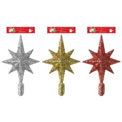 ΚΟΡΥΦΗ ΠΕΦΤΑΣΤΕΡΙ GLITTER 25cm Xmasfest 11347