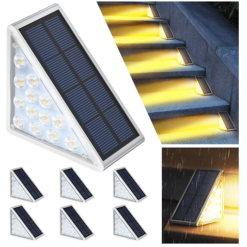 Αδιάβροχο ηλιακό φως σκάλας εξωτερικού χώρου Solar Anti-Theft Stair Lamp