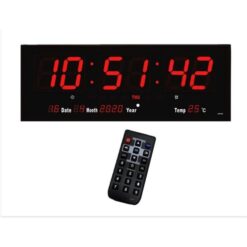 Ηλεκτρονικό ψηφιακό ρολόι LED – JH-6826 σε Μαύρο Χρώμα