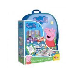 Σακίδιο Peppa Pig Σχεδιάζω Και Χρωματίζω - Coloring And Drawing School - Lisciani