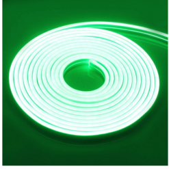 Αδιάβροχη LED ταινία Neon 12V 5m με τροφοδοτικό πράσινο IP65 RZ-0025