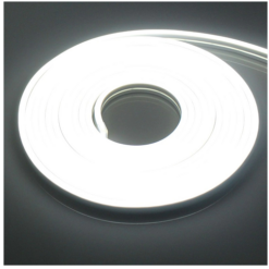 Αδιάβροχη LED ταινία Neon 12V 5m με τροφοδοτικό ψυχρό λευκό RZ-0021