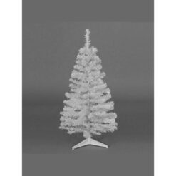 Χριστουγεννιάτικο Δέντρο Λευκό 90CM με Πλαστική Βάση