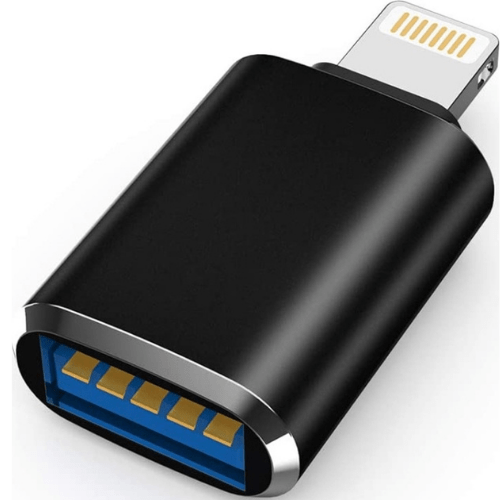Αντάπτορας OTG Lightning Αρσενικό σε USB-A Θηλυκό Μαύρο | G for Gadget