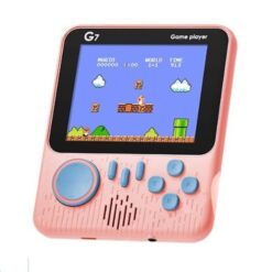 G7 Ηλεκτρονική Παιδική Κονσόλα Χειρός 3.5'' 666 Παιχνίδια - Ροζ