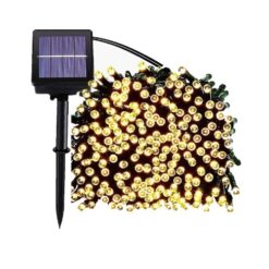 200 Ηλιακά Χριστουγεννιάτικα Λαμπάκια Θερμού Φωτισμού 21m - Φωτάκια LED Εξωτερικού Χώρου με Φωτοβολταϊκό Πάνελ