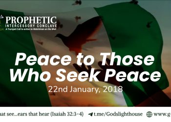 Peace To Those Who Seek Peace