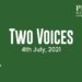 Two Voices…